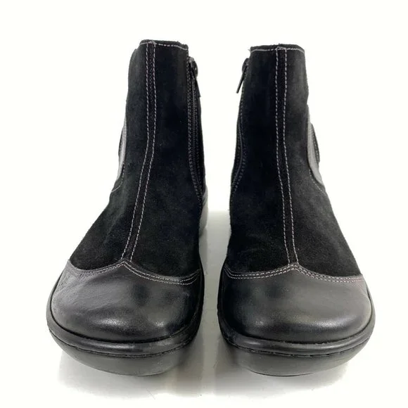 NAOT Comfort Ankle Boot Oyster Black Suede Leather - Picture 3 of 11